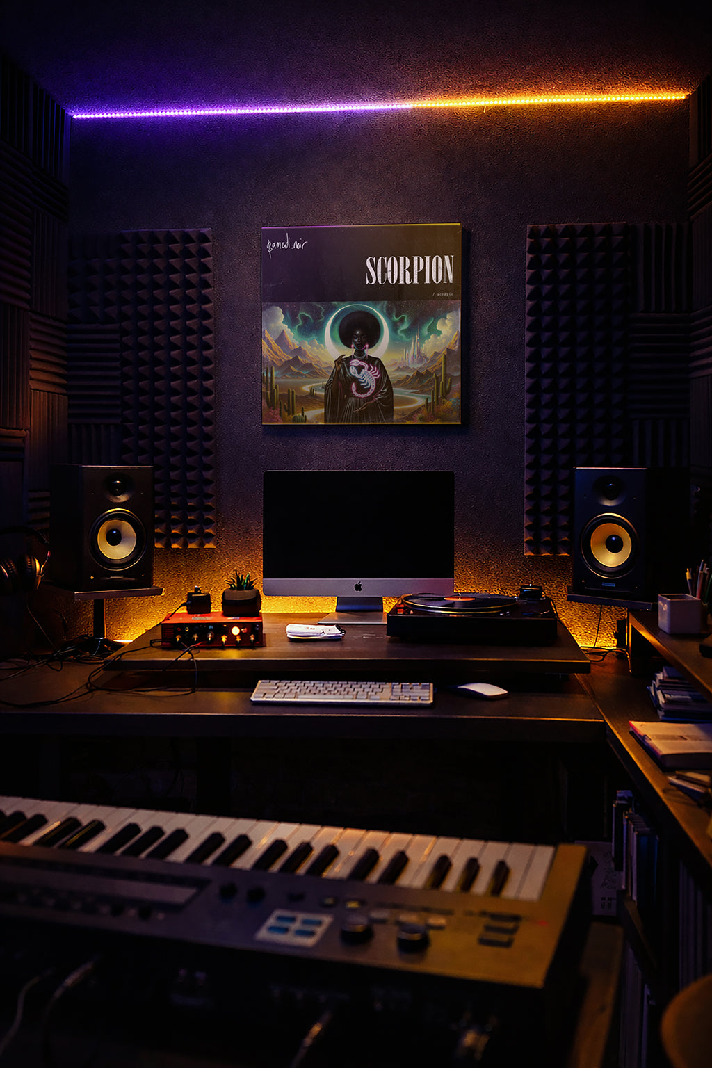 Scorpion — Zodiaque Canvas Print | samedi.noir® (Scorpio)