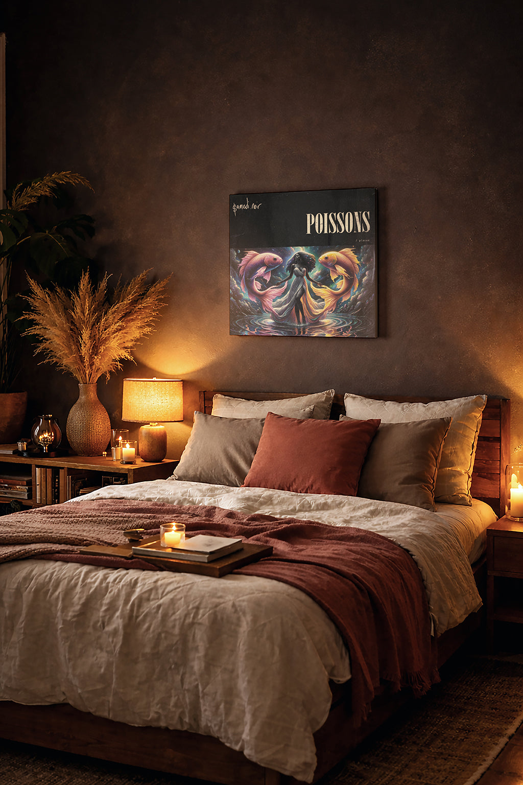Poissons — Zodiaque Canvas Print | samedi.noir® (Pisces)