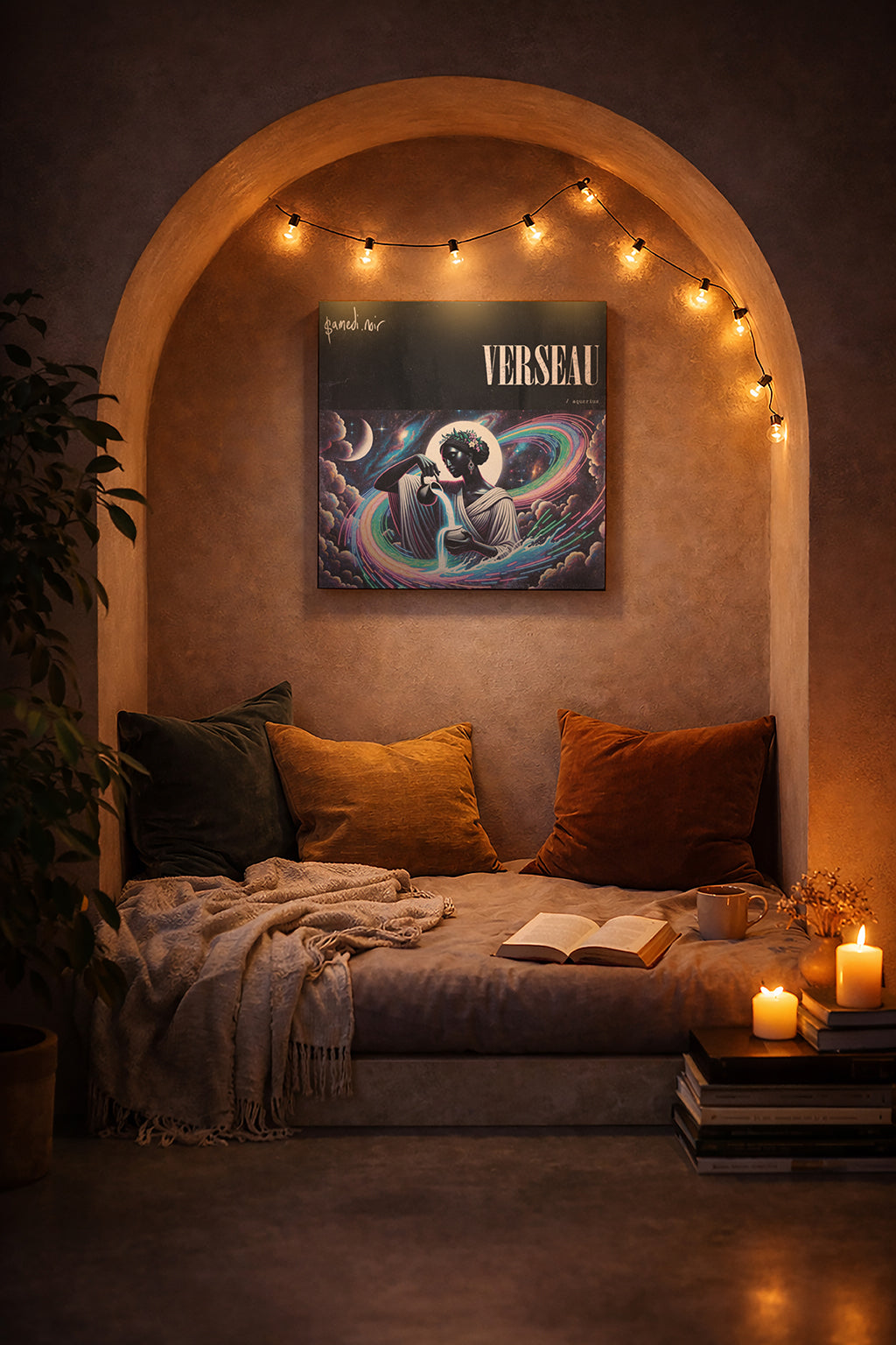 Verseau — Zodiaque Canvas Print | samedi.noir® (Aquarius)