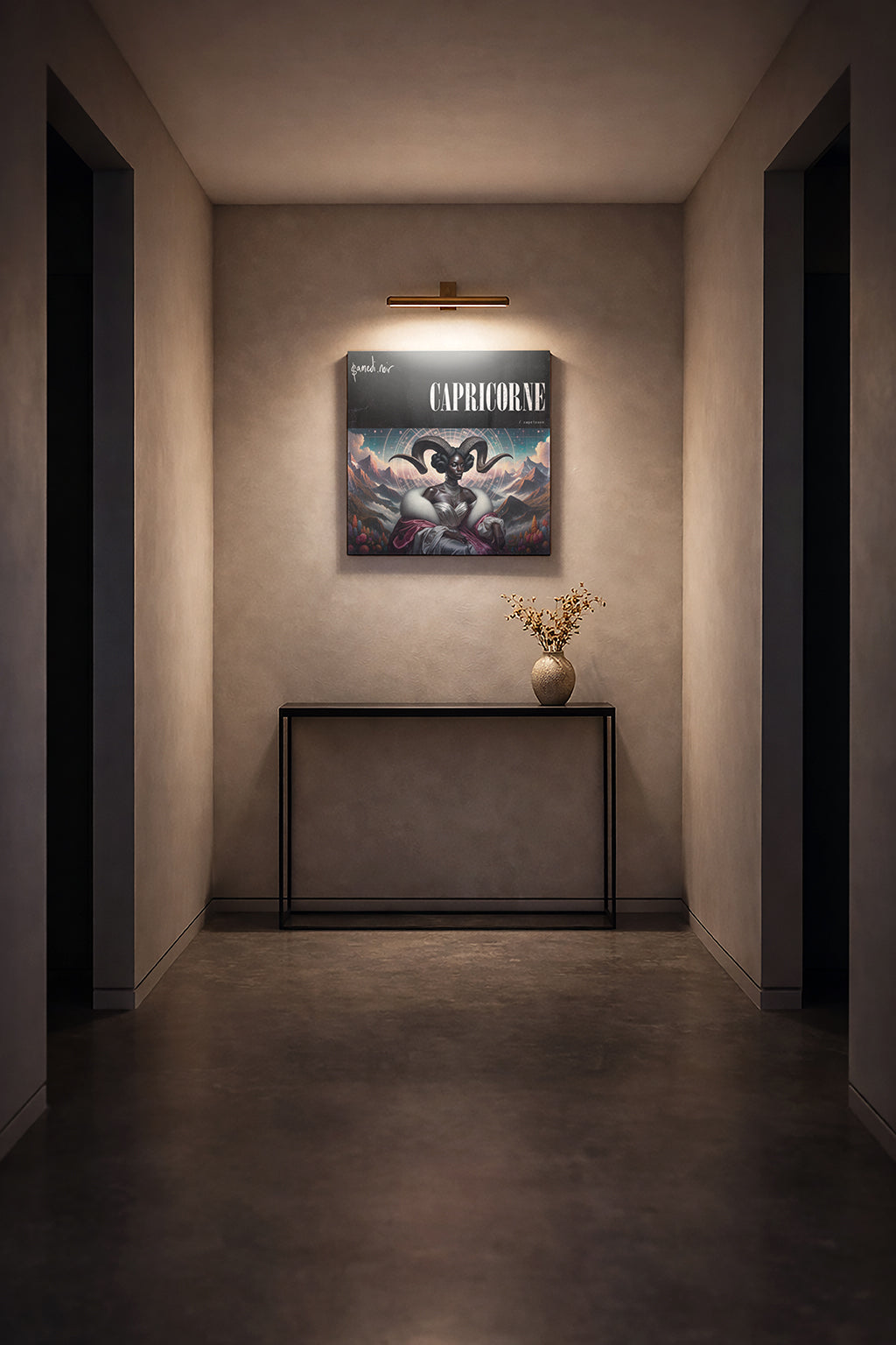 Capricorne — Zodiaque Canvas Print | samedi.noir® (Capricorn)