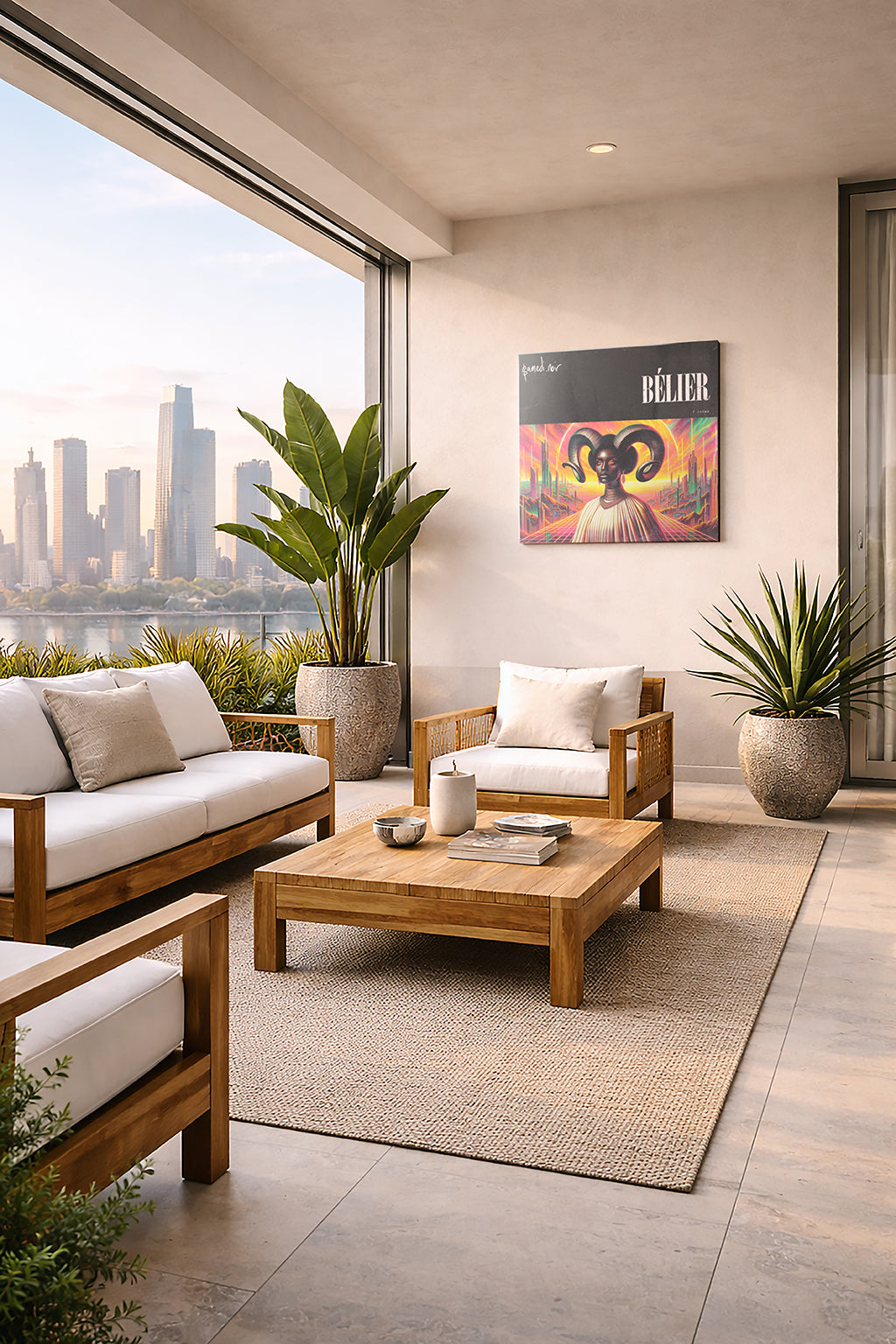 Bélier — Zodiaque Canvas Print | samedi.noir® (Aries)