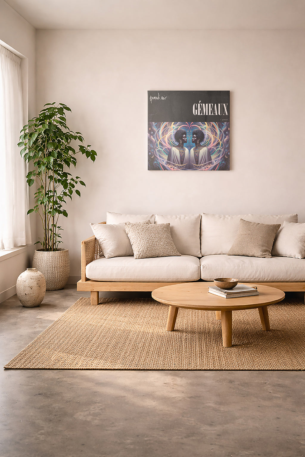 Gémeaux — Zodiaque Canvas Print | samedi.noir® (Gemini)