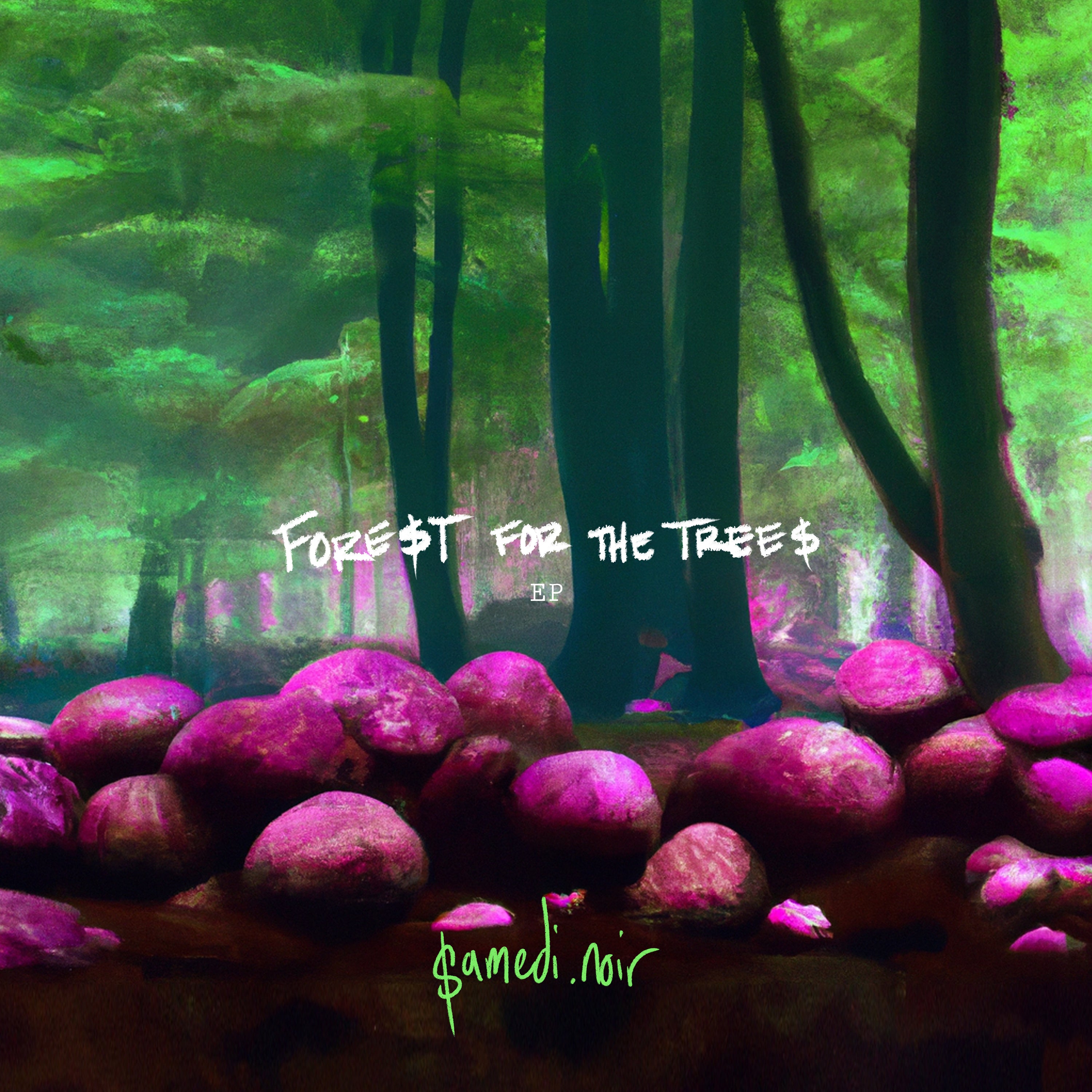 Mounted Canvas: Forest for the Trees