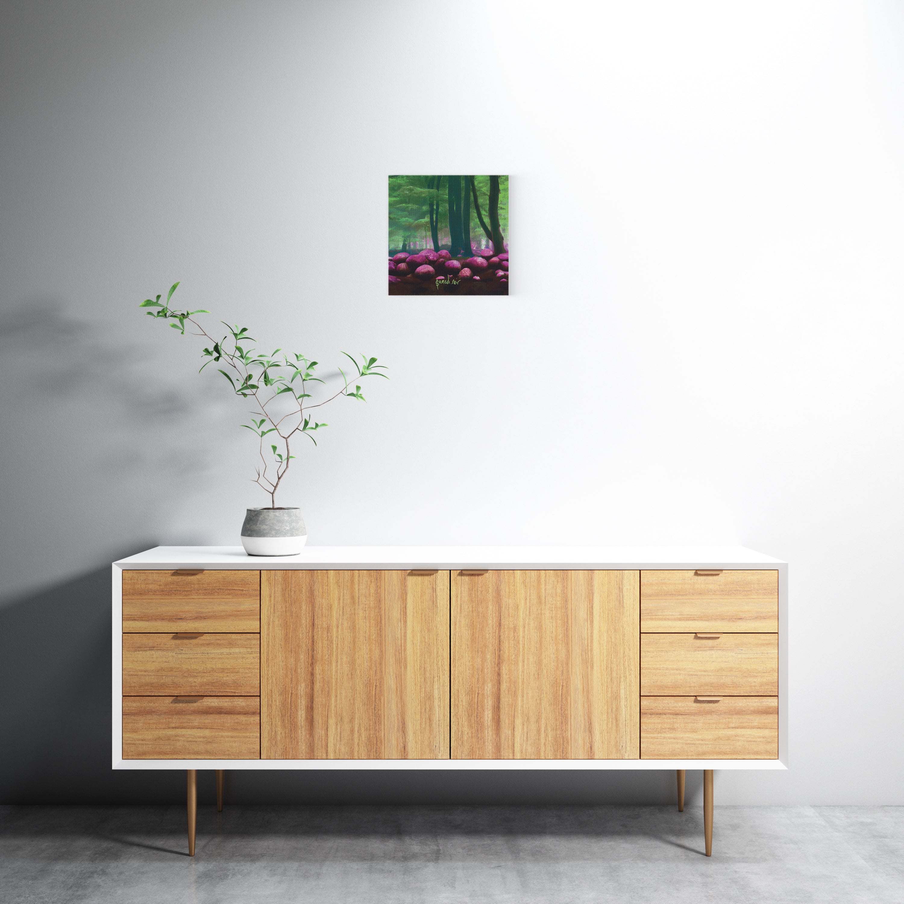 Mounted Canvas: Forest for the Trees