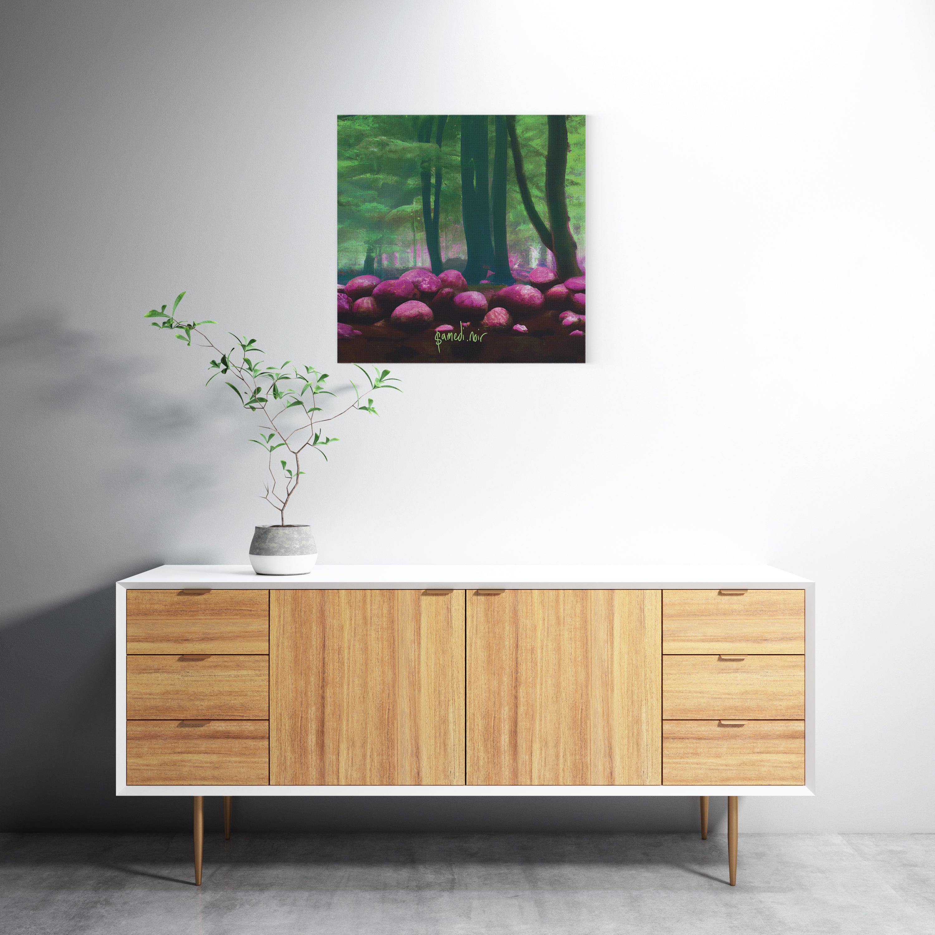 Mounted Canvas: Forest for the Trees